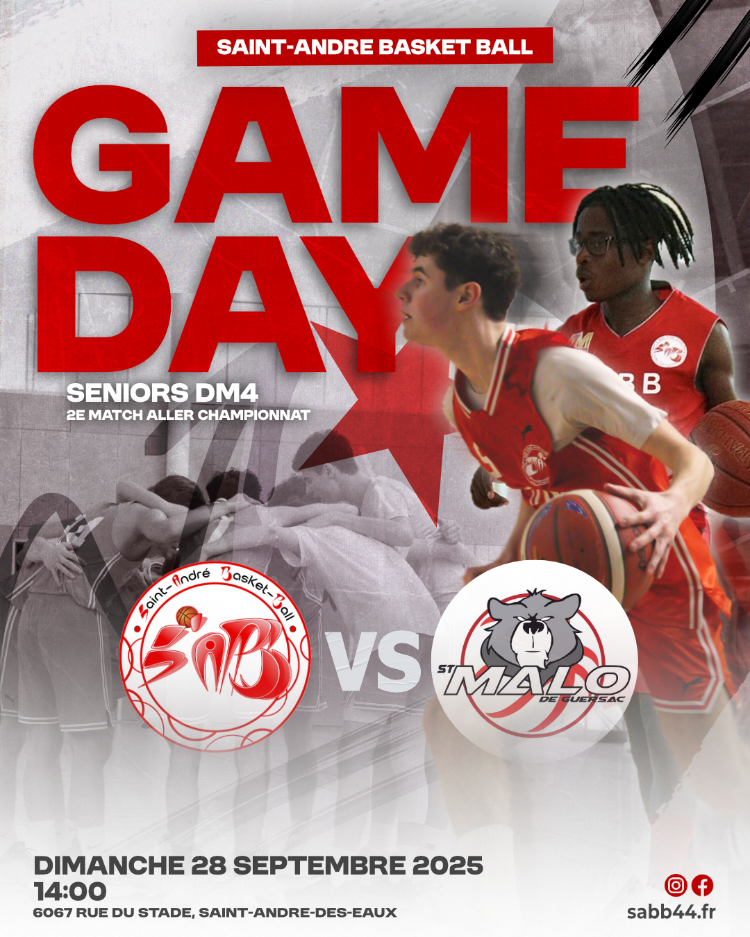 Affiche Match Basket 1