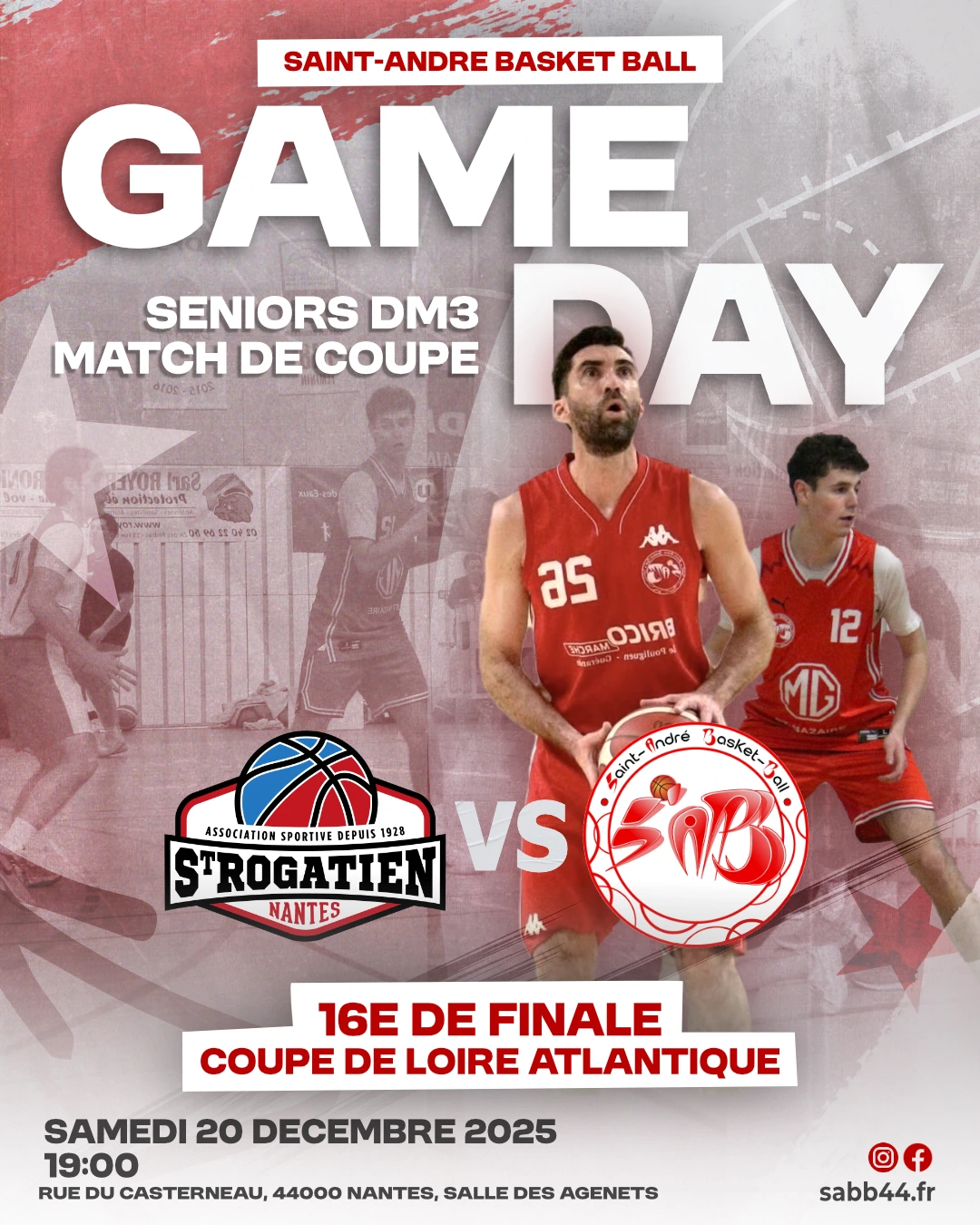 Affiche Match Basket 3