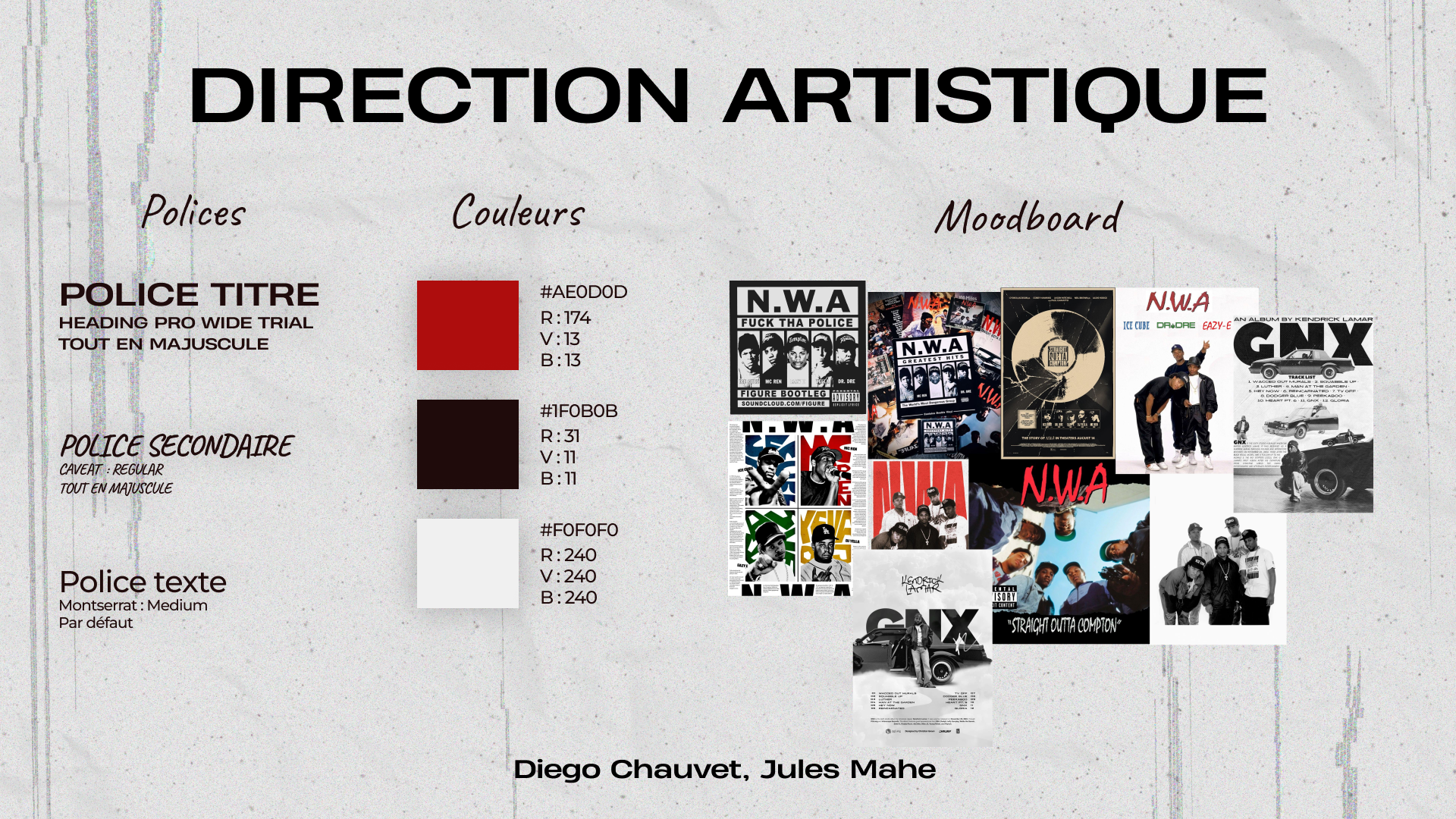 La Direction Artistique du Webdoc Westcoast